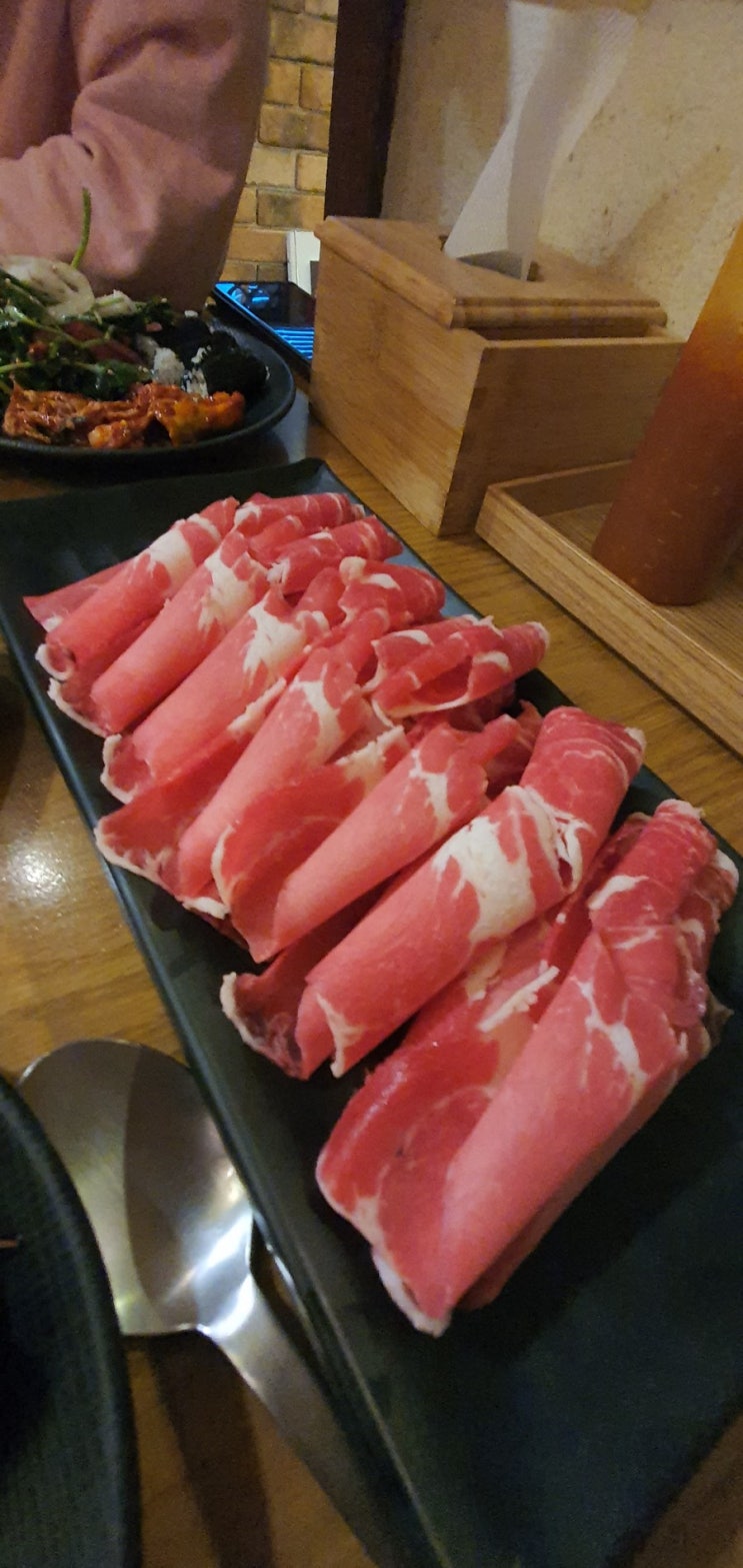  내돈내산)더요리샤브샤브  샤브샤브월남쌈무한리필샐러드바