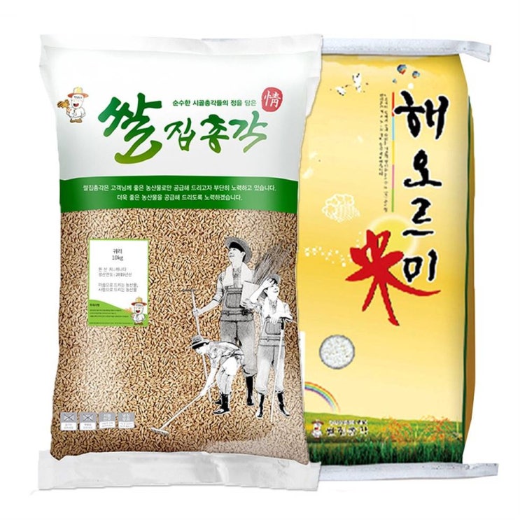  [할인추천] 쌀집총각 2020년산 햅쌀 당일도정 해오르미20kg 41,900 원 