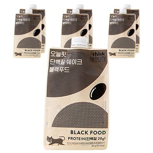 [특가상품] 띵커바디 오늘핏 단백질 쉐이크 블랙푸드 14,660 원 