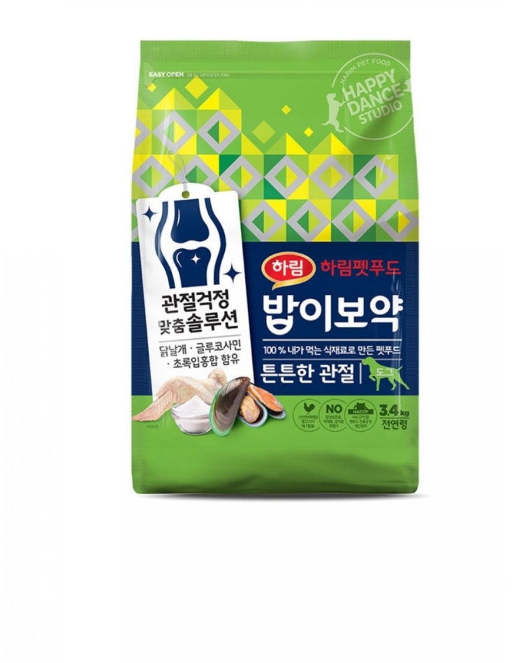  하림펫푸드 밥이보약 튼튼한관절로 네발둥이들 관절 영양 챙겨요