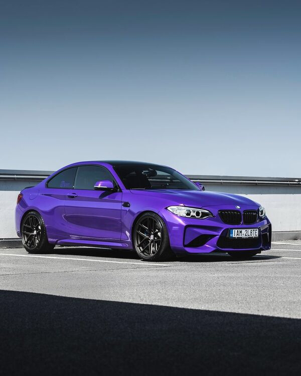  BMW 코오롱모터스 강남전시장 청년비엠의 M2 전체랩핑