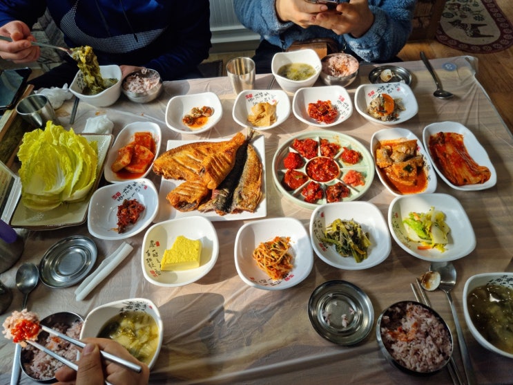  전북 부안 곰소항 맛집 젓갈 생선정식이 맛있는 자매식당