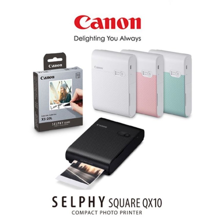 [할인추천] 캐논 휴대용 포토프린터 SELPHY SQUARE QX10 134,900 원 9% 할인