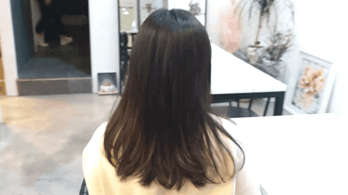  동탄역미용실 모율헤어 매직세팅펌 찰랑한 머릿결 by추가을실장