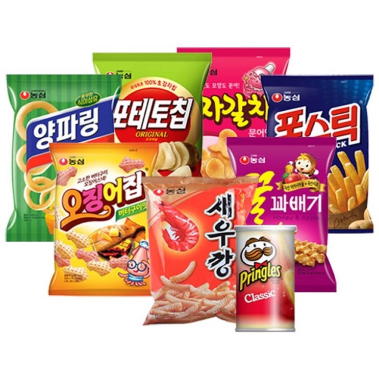  [할인상품] 농심 봉지과자 스낵 베스트 세트 10,640 원 ~!