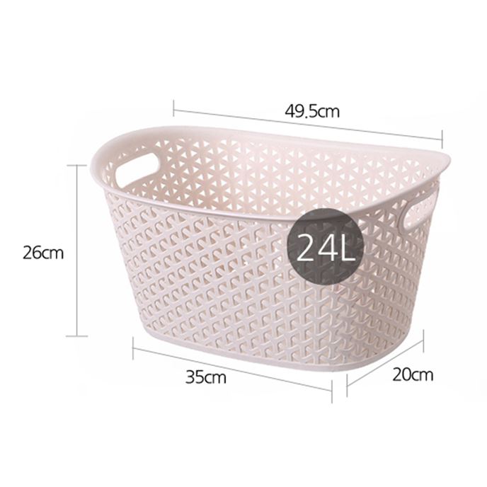  [할인정보] 리버그린 타원 멀티 빨래바구니 24L 6,810 원 