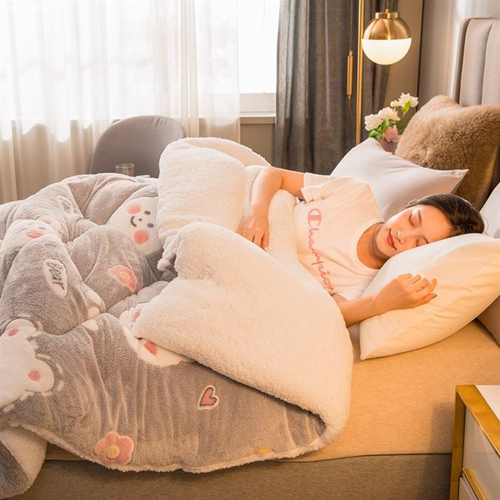  [대박할인] 양 벨벳 겨울 이불 5kg 양면 양털 따뜻한 봉제 이불 코어 29,900 원 6% 할인