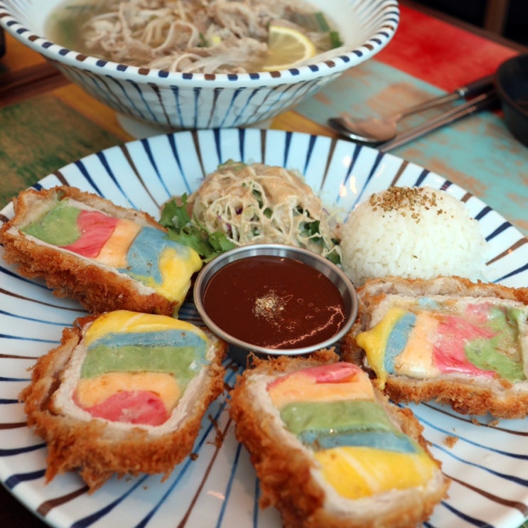  인천 송도 맛집 오유미당 돈까스 쌀국수 존맛