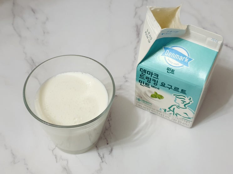  덴마크 드링킹 요구르트 민트 맛