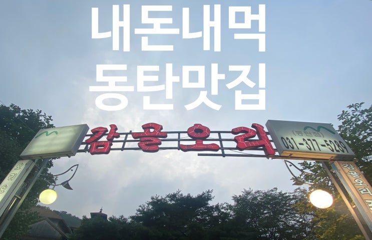  [동탄 맛집] 내돈내먹 우연히 발견한 찐 맛집 '감골오리'
