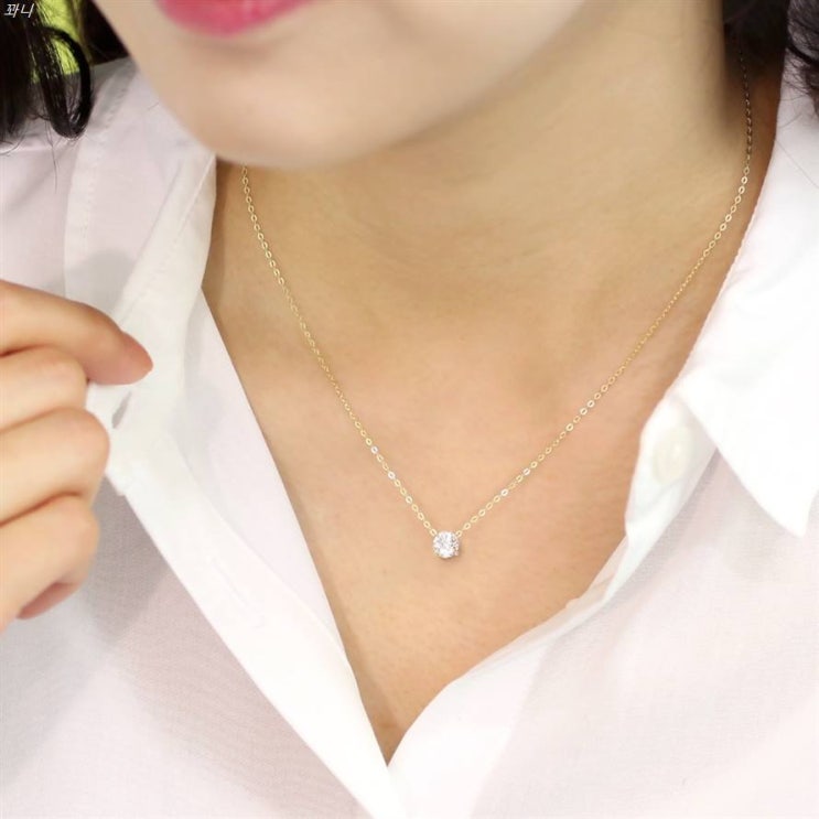  [대박할인] 14K 목걸이 1캐럿 스와로브스키 시그니티 gold necklace 골드 데일리 여친 선물_NC110 187,000 원 46% 할인