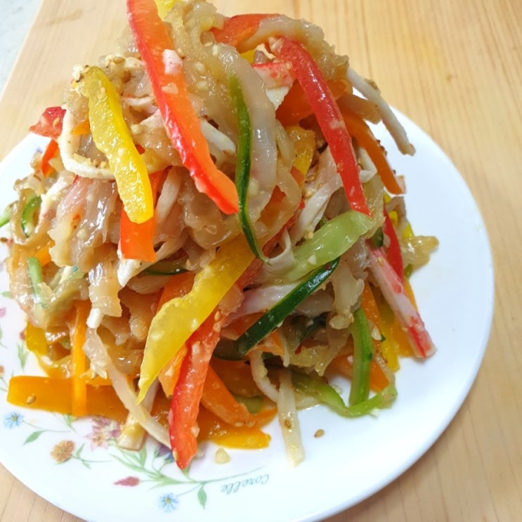  해파리무침 엄마의 초간단레시피 집들이음식 명절음식 제격!