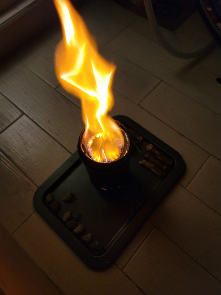 [DIY]백패킹 쏠캠 휴대용 우드스토브 3차 보강작업