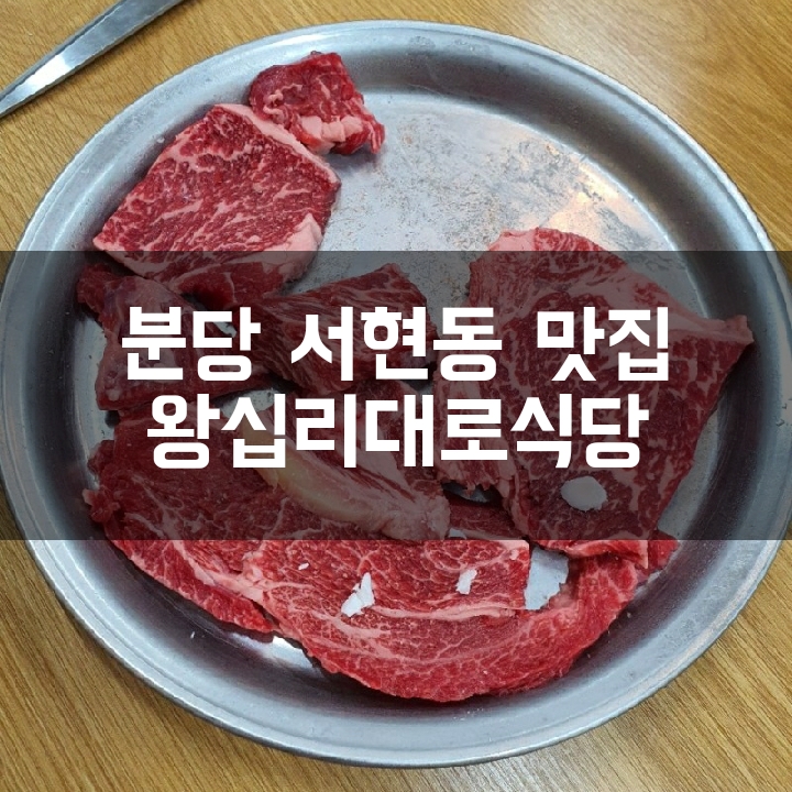  [분당 서현동 맛집] 왕십리대로식당(구, 대도식당)/육즙 가득한 소고기와 깍두기 볶음밥이 일품