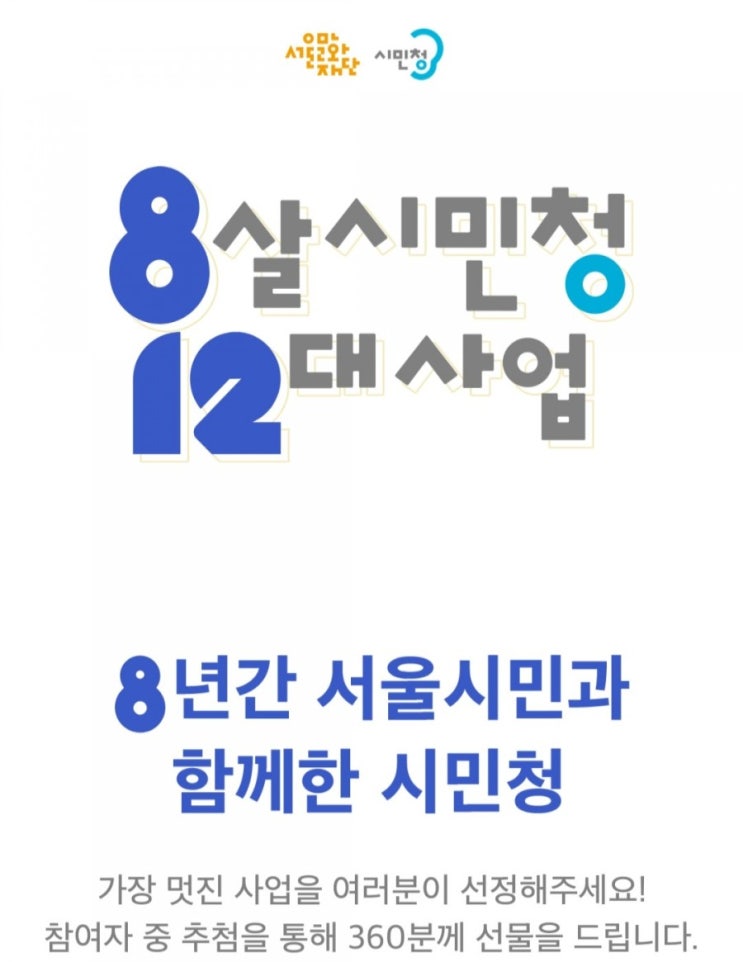  [2021/2/1~2/22] 서울문화재단, 12개 사업 중 3개 투표 카카오달력10명 베스킨50명 스벅300명