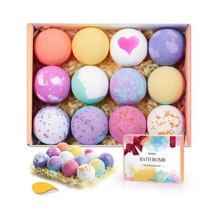 [특가제품] Homasy 배쓰밤 거품 입욕제 바스볼 12종 선물세트 29,800 원 