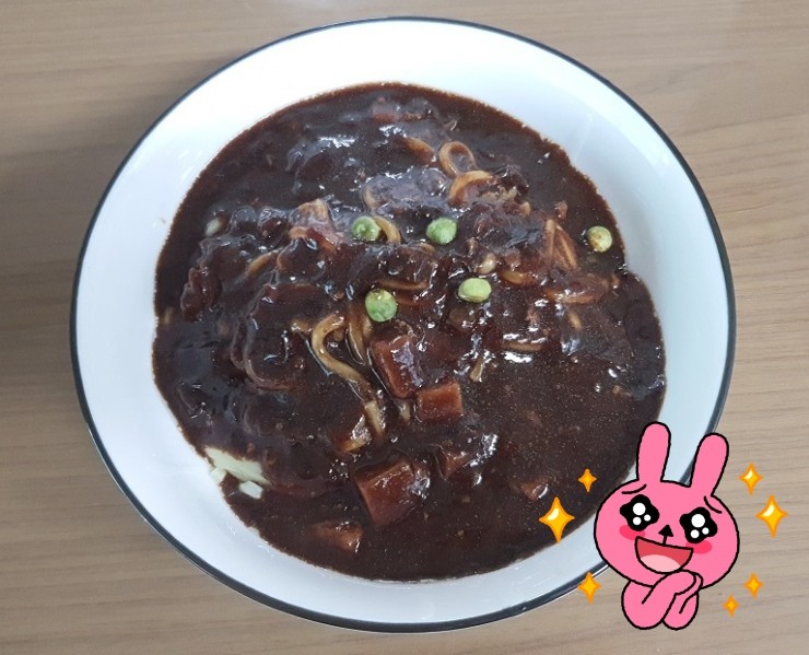  간편식, 직화 짜장면 주말에 해먹어 보았어요^^
