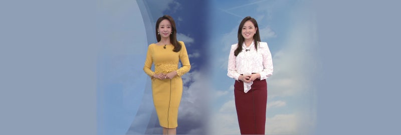 [기상정보] 노은지 & 오수진 기상캐스터 (2021 0215)
