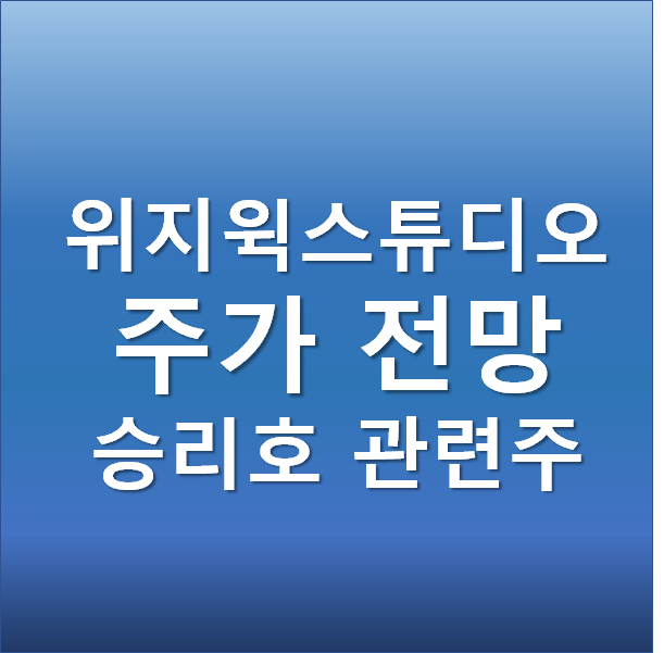  위지윅 스튜디오 주가 전망 -  영화 승리호 VR 관련주