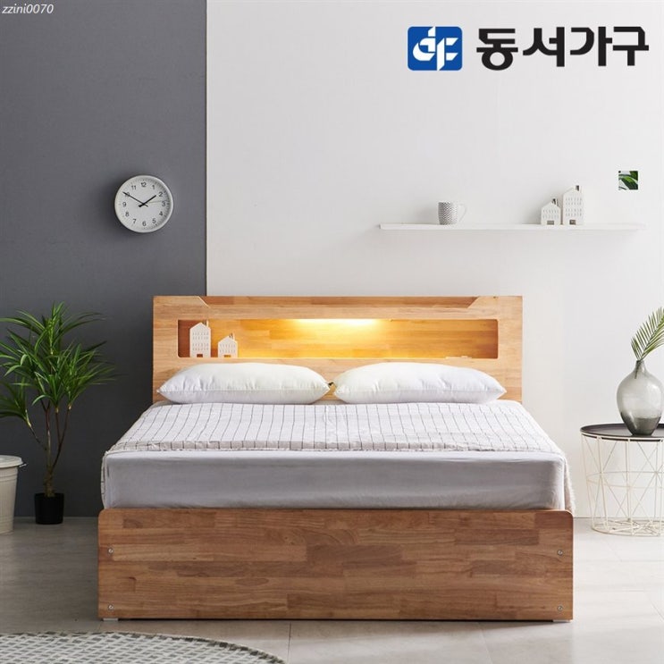  [할인추천] 동서가구 이즈 테디 LED 원목 4단 수납침대 슈퍼싱글 퀸 226,000 원 46% 할인