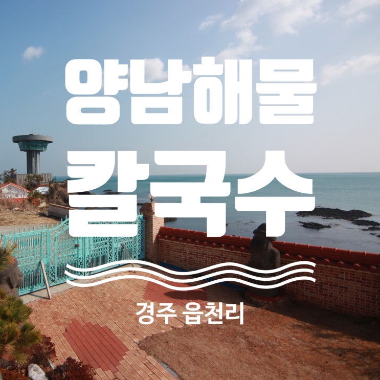  경주 주상절리 맛집 드라이브코스 추천 양남 해물칼국수 본점
