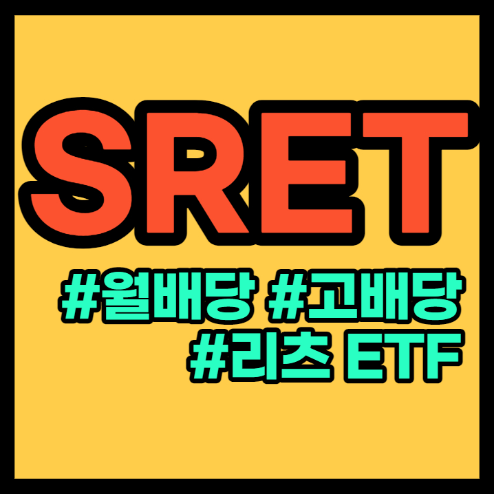SRET 총정리(월배당, 고배당 ETF)