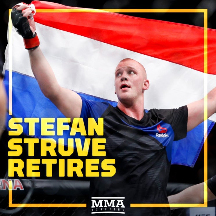 베테랑 UFC 헤비급 파이터 '마천루' 스테피 스트루브 은퇴