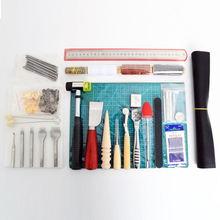 의외로 인기있는 아유디스터디 DIY 가죽공예 도구 고급 세트, 혼합색상, 1세트(로켓배송) ··· 의외로 인기있는 아유디스터디 DIY 가죽공예 도구 고급 세트, 혼합색상, 1세트(로켓배송) ···