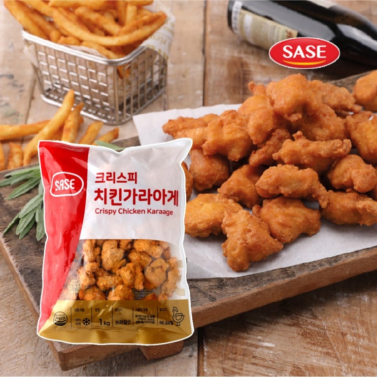 가성비 뛰어난 사세 크리스피 치킨가라아게 1kg 너겟순살후라이드, 1kg x 1봉 ···