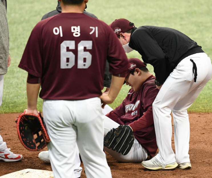  키움 조상우, 발목인대 파열로 12주 이탈