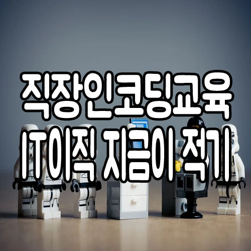  직장인코딩교육 : IT이직 지금이 적기