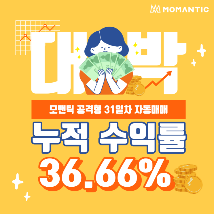 FX마진거래 자동매매(공격형) 31일차 수익률 36.66% FX마진거래 자동매매(공격형) 31일차 수익률 36.66%