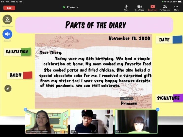  It takes a habit and a practice to be good in writing! Diary writing is a good start! 