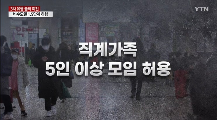  [사회적 거리두기] 5인이상 집합금지 직계가족 기준!!  형제자매는?