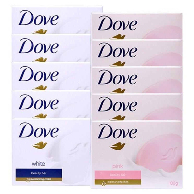  [할인정보] 도브비누 뷰티바 화이트 핑크 100g x 10개 11,600 원~* 