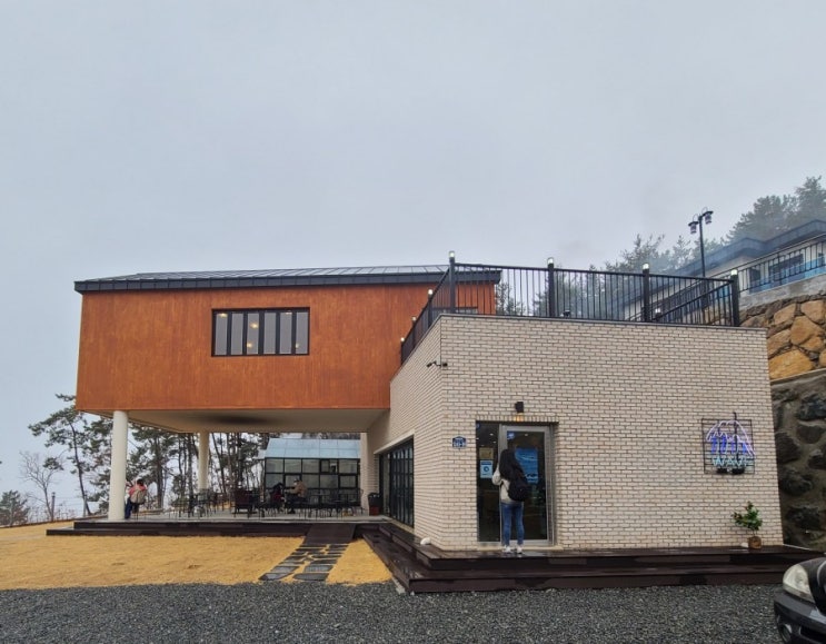  마산 구산면 애견동반, 바다뷰 가능한 웨이브 카페 다녀왔어요