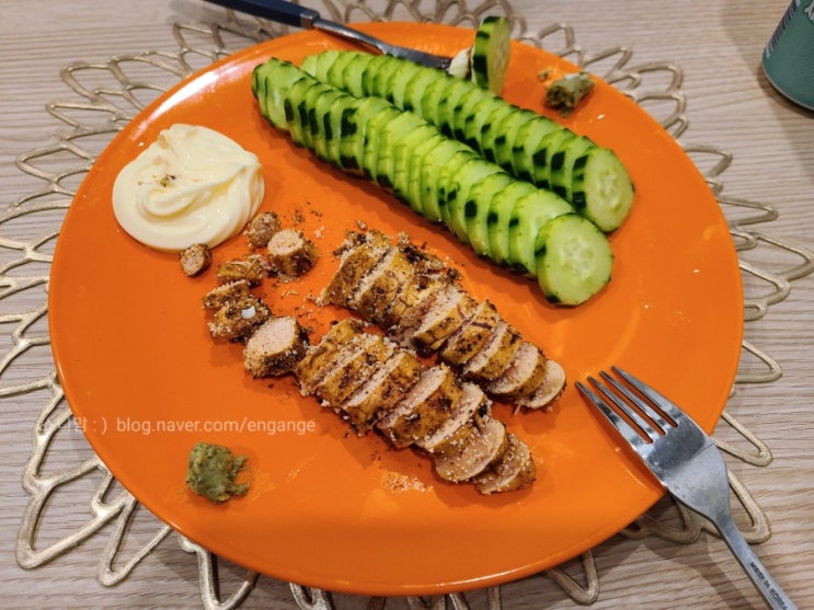  초간단 맛있는 안주만들기 '명란 오이 마요'