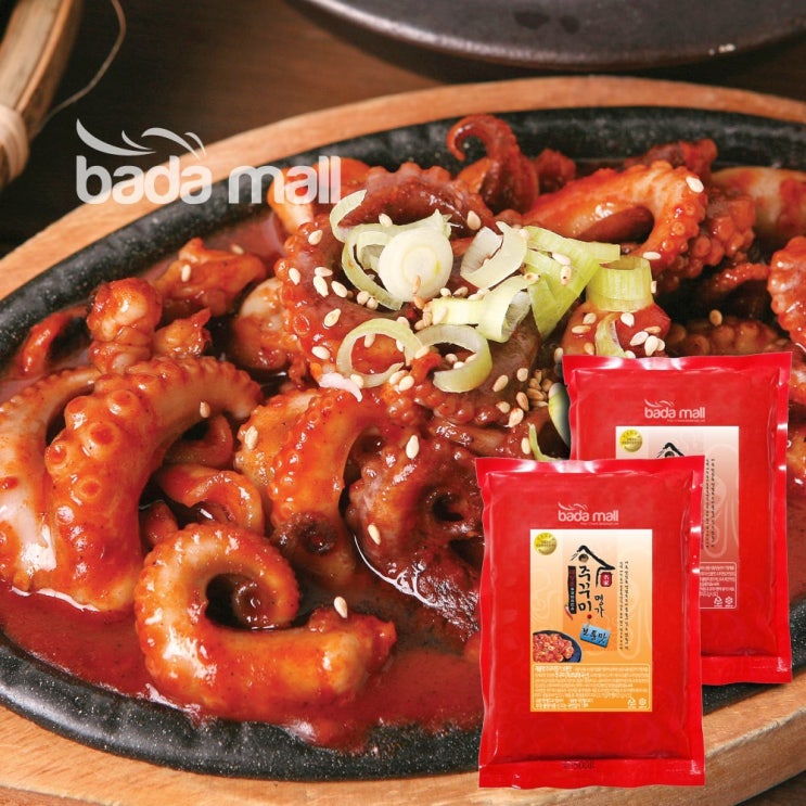 선택고민 해결 바다몰 맛있게 매운 양념주꾸미 주꾸미명가 보통맛 500g, 1개, 500ml 좋아요