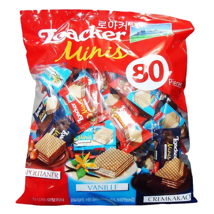 핵가성비 좋은 로아커 웨하스 미니스 믹스, 800g, 1개 ··· 핵가성비 좋은 로아커 웨하스 미니스 믹스, 800g, 1개 ···