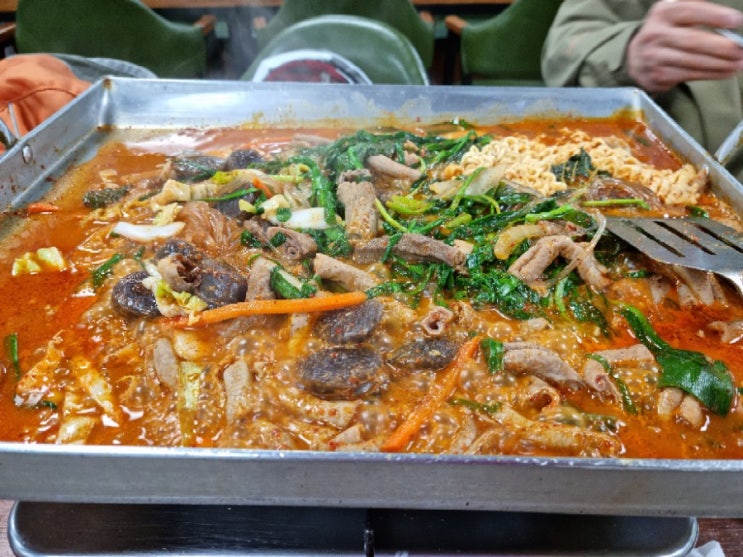  수원 남문 맛집 지동시장 순대타운(자매집)