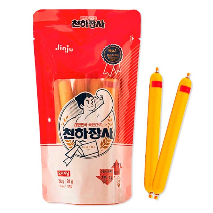 많이 팔린 진주햄 천하장사 오리지날 소시지, 28g, 10개(로켓배송) 좋아요 많이 팔린 진주햄 천하장사 오리지날 소시지, 28g, 10개(로켓배송) 좋아요