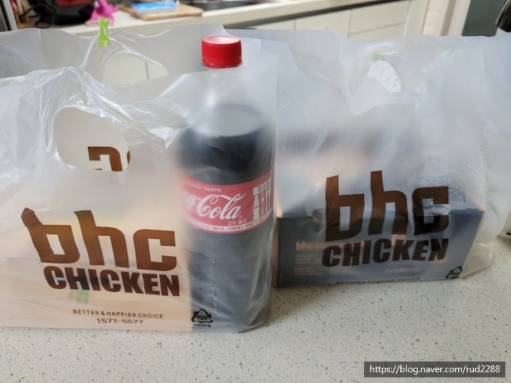  내돈내산) bhc신메뉴인 포테킹 후라이드, 뿌링클 후기