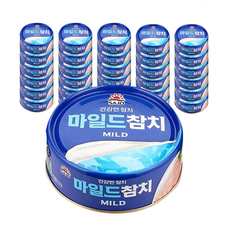선호도 높은 사조 마일드참치 통조림, 200g, 36개(로켓배송) 추천합니다 선호도 높은 사조 마일드참치 통조림, 200g, 36개(로켓배송) 추천합니다