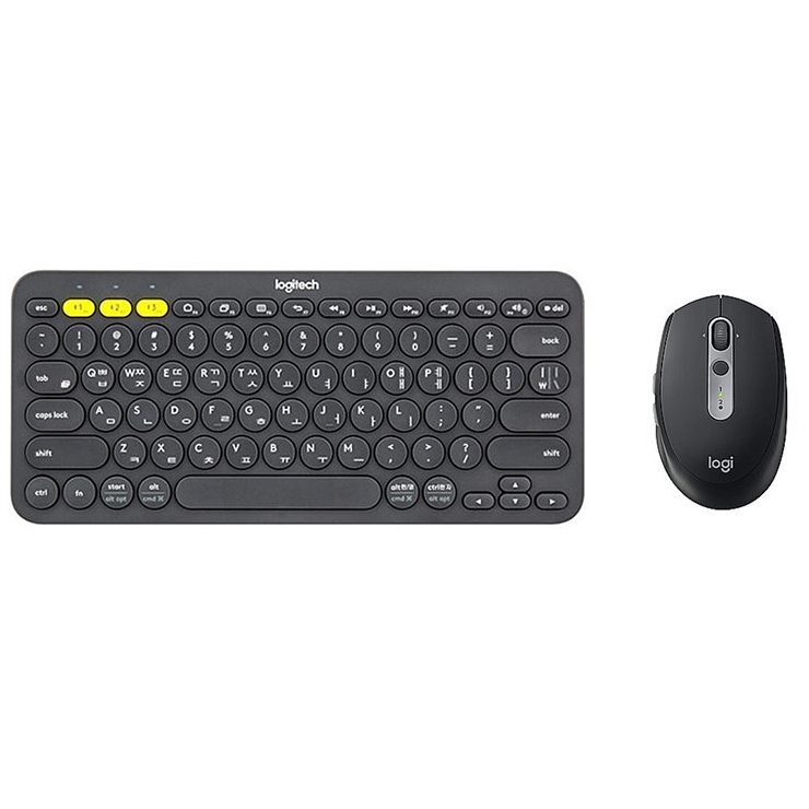  [할인상품] 로지텍 무소음 멀티 디바이스 무선 마우스 M590 블루투스 키보드 K380 세트 80,870 원 2% 할인