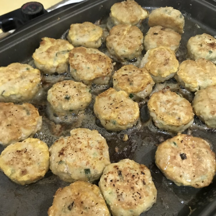  [설날] 동그랑땡 만들어 먹기 / 집에서 맛난 거 엄청 먹었지 뭐야~
