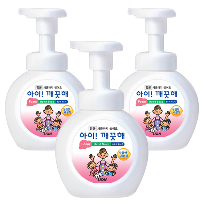 잘나가는 아이깨끗해 핸드워시 용기형 상큼한 레몬향, 250ml, 3개(로켓배송) 추천해요