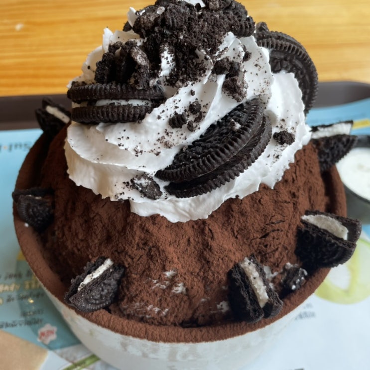  화정 『설빙』 / 묵혀놓은 기프티콘 사용 / 아이폰 7, 12 mini 카메라 비교