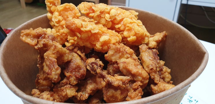  [내돈내산] 노랑통닭 알싸~한 마늘치킨&크런치새우