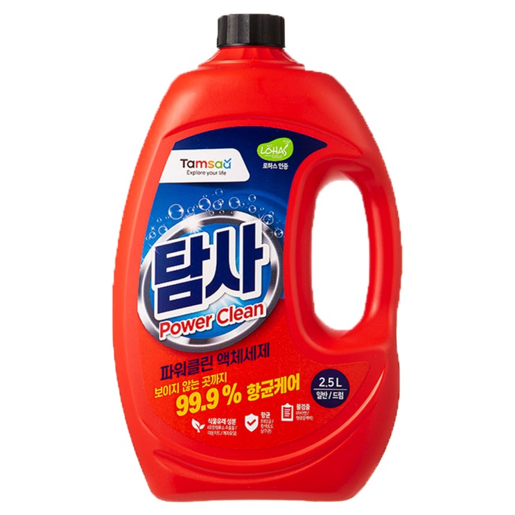 가성비갑 탐사 파워클린 액체세제, 2.5L, 1개(로켓배송) 추천합니다