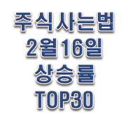  주식사는법 2월 16일 장마감시황